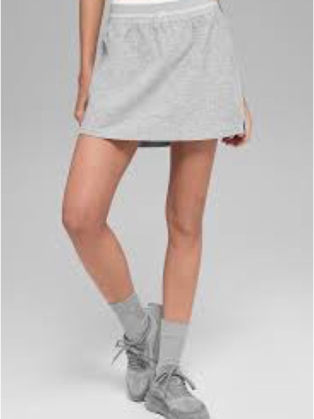 ALO Yoga Light Grey Athletic Heather Grey Skirt Skort Alosoft Better Together